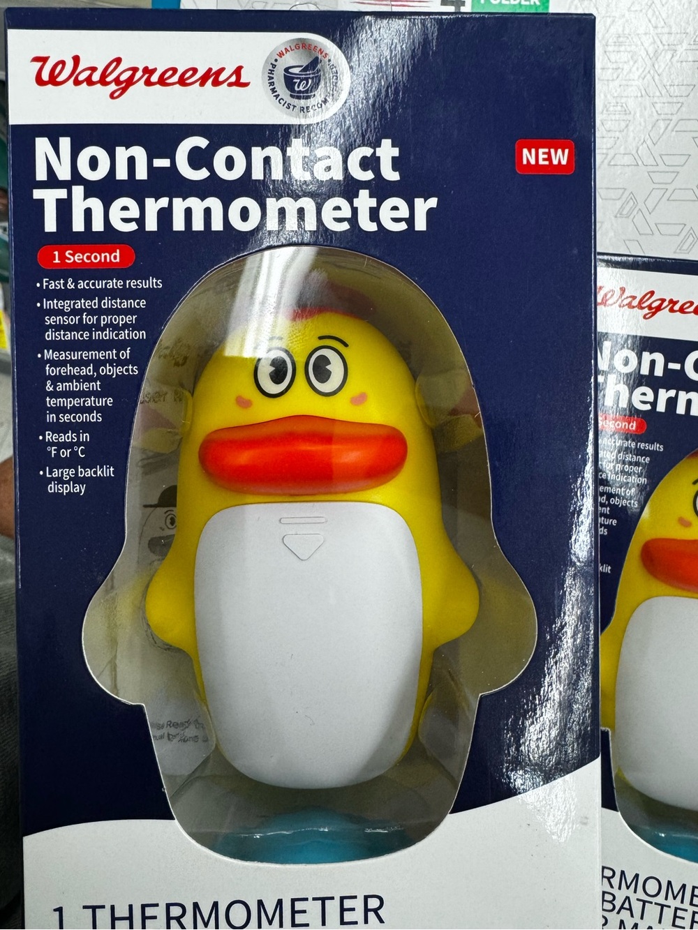 Walgreens Non-Contact Duck Thermometer - Yellow & White